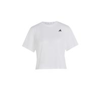 adidas Donna Primelift Essentials Workout Boxy Graphics Shirt, White, S