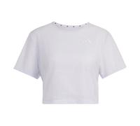 adidas Donna Strength Essentials Workout Boxy Mesh Shirt, Frozen Purple, XXL