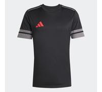 adidas Uomo SQUADRA25 Jersey Short Sleeve, Black/Team Grey Four/Pure Ruby, M