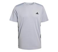 Adidas Tech Essentials Workout 3 Stripes Short Sleeve T-shirt Bianco 2XL Uomo