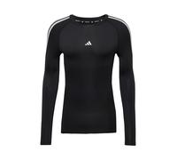 ADIDAS PERFORMANCE Maglia funzionale 'TECHFIT Compression Training 3-Stripes Long Sleeve' nero / bianco Uomo ADIDAS PERFORMANCE M