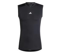 ADIDAS PERFORMANCE Maglia funzionale 'TECHFIT Compression Training Sleeveless' nero / bianco Uomo - Sport - Tipi di sport - Fitness - Maglie e T-shirt - T-shirt e canotte ADIDAS PERFORMANCE XS