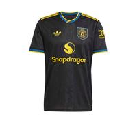 adidas - Football Manchester United 25/26 - Terza maglia nera e oro-Nero XS