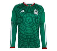 ADIDAS PERFORMANCE Maglia trikot 'Mexico 26 Home Long Sleeve' verde / verde scuro / rosso / bianco Uomo ADIDAS PERFORMANCE XXLxTaglie normali