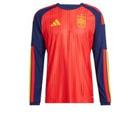 ADIDAS PERFORMANCE Maglia trikot 'Spain 26 Home Authentic Long Sleeve' blu scuro / giallo oro / rosso scuro Uomo ADIDAS PERFORMANCE XSxTaglie normali