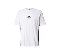ADIDAS PERFORMANCE Maglietta 'ESSENTIALS THREE STRIPES SINGLE JERSEY' nero / bianco Uomo - Abbigliamento - Taglie comode - Maglie e T-shirt ADIDAS PERFORMANCE XS