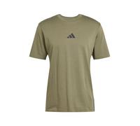 ADIDAS PERFORMANCE Maglietta 'ESSENTIALS THREE STRIPES SINGLE JERSEY' oliva / nero Uomo - Abbigliamento - Taglie comode - Maglie e T-shirt ADIDAS PERFORMANCE L-XL