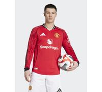 adidas Performance - Manchester United 25/26 Authentic - Maglia Home a maniche lunghe rosso MUFC XS