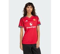 adidas Maglia Ufficiale Manchester United FC 2025/26 Donna, Red M