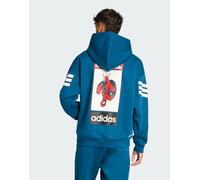 adidas Performance - Marvel Spider-Man - Felpa con cappuccio blu notte XS