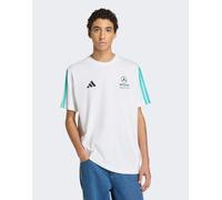 adidas performance - Mercedes - Amg Petronas Formula 1 Team Dna - T-shirt bianca / semi menta rush-Bianco 3XL