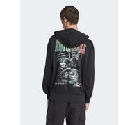 adidas performance - Mercedes AMG Petronas Formula 1 Team - Felpa con cappuccio nera con grafica "Kimi Antonelli"-Nero S