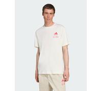 adidas Performance - Mercedes AMG Petronas Formula 1 Team - T-shirt bianco sporco con grafica estiva L