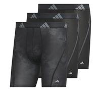 Adidas Boxer Brief Performance Mesh - Morbido, traspirante - Drift Onix/Nero, M, Pacco da 3, Uomo