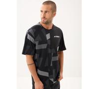 adidas performance - Mt Aop Tee Nero - Abbigliamento XL Nero