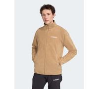 adidas Uomo Terrex Multi Essentials Full Zip Fleece Jacket, Cardboard, S