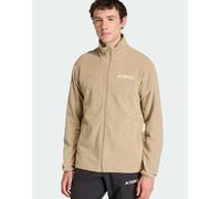 adidas Performance - Multi Essentials - Giacca in pile con zip color cargo slavato-Neutro 3XL