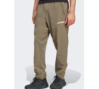 adidas Uomo Terrex Multi Essentials Stretch Pants, Olive Strata, XS