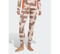 Adidas Multi Synthetic Base Layer Leggings Beige S Donna