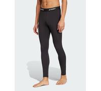 adidas Performance - Multi Synthetic - Leggings base layer neri-Nero M