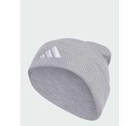 Adidas Unisex - Adulto New Logo Beanie Cuff, Light Grey Heather/White, L