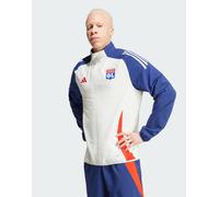 adidas Performance - Olympique Lyonnais Tiro 24 - Giacca da presentazione bianca/indaco notte-Bianco 3XL