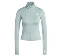 adidas performance - Optime Essentials - Giacca con zip color salvia wonder-Verde M