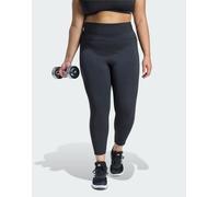 Adidas Optime Workout 3 Stripes Plus 7/8 Leggings Nero 2X Donna