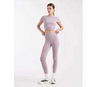 Leggings lunghi adidas Optime viola chiaro donna - S
