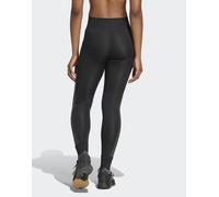 adidas Performance - Optime - Leggings neri con 3 strisce-Nero L