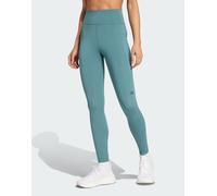 adidas performance - Own The Run - Leggings a 7/8 verde-azzurro preloved-Blu 2XS