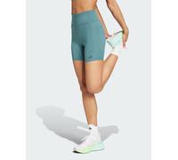adidas performance - Own The Run - Pantaloncini leggings verde-azzurro preloved-Blu M 5in
