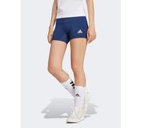 adidas Performance - Pantaloncini blu navy e bianchi da 4“ L