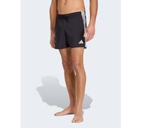 adidas Uomo 3 Stripes Swim 5 inch Swimwear, Black/White, XXL