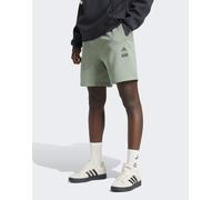 adidas Performance - Pantaloncini verde argento con stampa Star Wars de “Il Mandaloriano” S