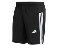 Pantaloncini da allenamento, 3 bande, WORKOUT ESSENTIALS Nero M Tinta unita