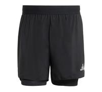 adidas Running - Essentials - Pantaloncini da corsa 2 in 1 neri-Nero L