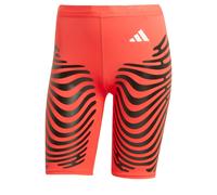 ADIDAS PERFORMANCE Pantaloni sportivi 'Adizero Control Running Short' rosso / nero / bianco Donna ADIDAS PERFORMANCE M-L