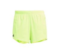 Pantaloni corti adidas Adizero Essentials Running verde fluorescente - L