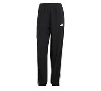adidas Femme Train Essentials 3-Stripes Woven Pants, Black/White, XXL
