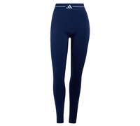 ADIDAS PERFORMANCE Pantaloni sportivi 'Hyperglam Colour Block Full Length' blu scuro / bianco Donna - PROMO - Sport - Abbigliamento sportivo - Pantaloni sportivi - Leggins ADIDAS PERFORMANCE XS-S