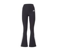 adidas Femme Optime Essentials 3 Stripes Flared Leggings, Black/White, M