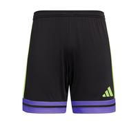 adidas Uomo SQUADRA25 Short, Black/Purple Rush/Semi Solar Slime, L