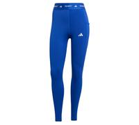 adidas Performance - Techfit Stash - Leggings a lunghezza intera color blu reale con tasche XL