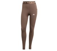 adidas Performance - Techfit Stash - Leggings marroni con tasca-Marrone XS