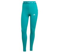 adidas Donna TECHFIT Stash Pocket Full Length Leggings, Pure Teal, M