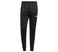 adidas Performance - Tiro 25 Essentials - Pantaloni felpati neri / bianchi-Nero 2XL