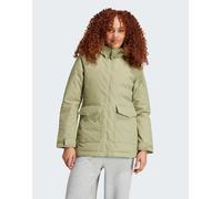 adidas performance - Paveric - Parka verde con pelliccia XL