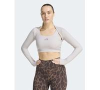 adidas performance - Power Essentials - Coprispalle da allenamento viola ghiaccio XS