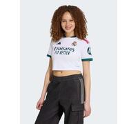 Adidas Real Madrid 26/27 Cropped Home Woman Short Sleeve T-shirt Nero L Donna